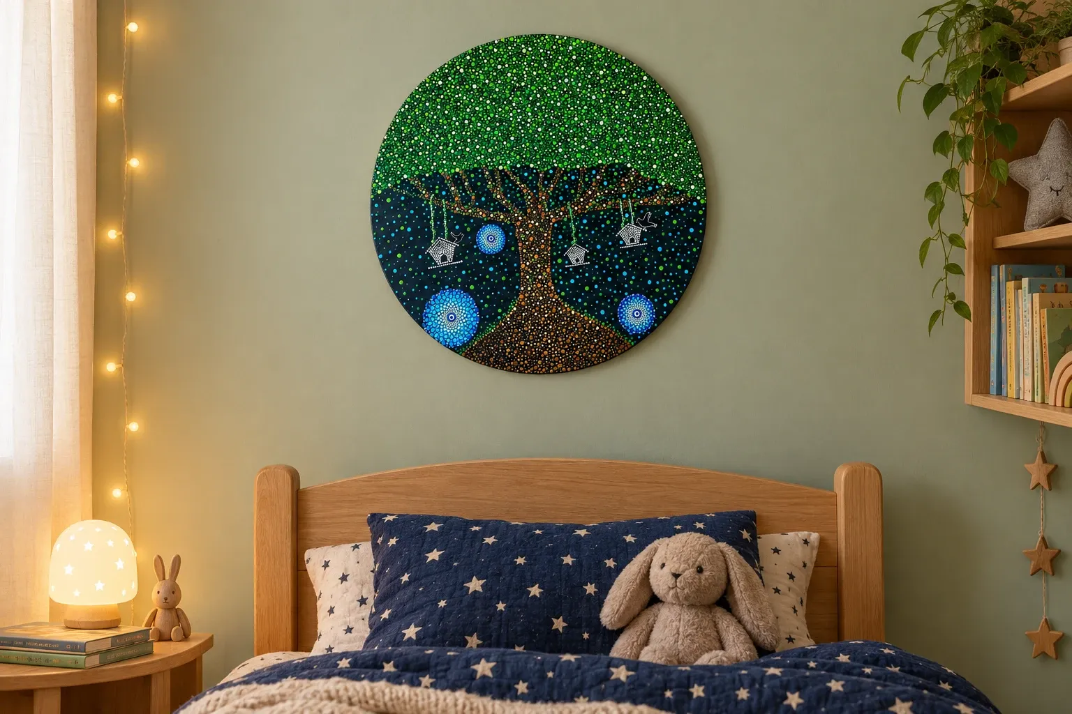 Tree of Wishes in a children's room